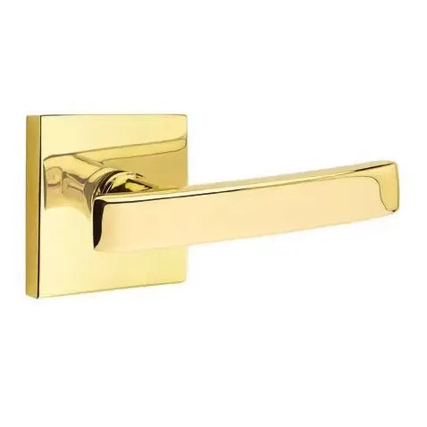 Emtek Geneva Door Lever with Square Rose by Emtek