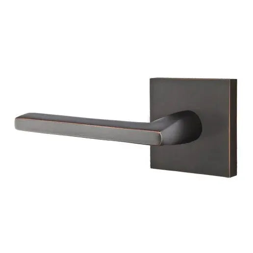 Emtek Helios Door Lever with Square Rose by Emtek
