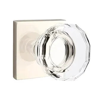 Emtek Lowell Door Knob with Square Rose by Emtek