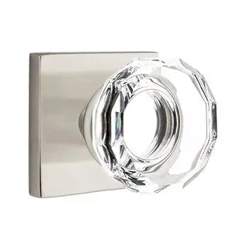 Emtek Lowell Door Knob with Square Rose by Emtek