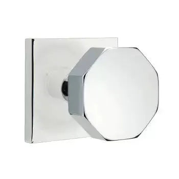 Emtek Octagon Door Knob with Square Rose by Emtek