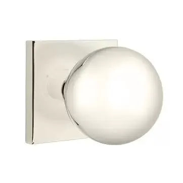 Emtek Orb Door Knob and Square Rose by Emtek