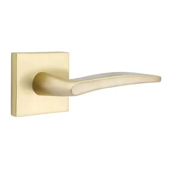 Emtek Poseidon Door Lever with Square Rose by Emtek