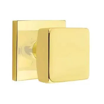 Emtek Square Door Knob with Square Rose by Emtek