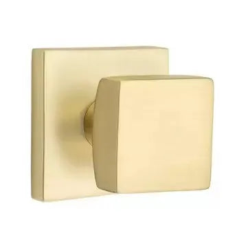 Emtek Square Door Knob with Square Rose by Emtek