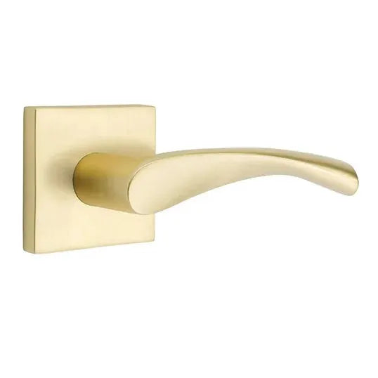 Emtek Triton Door Lever with Square Rose by Emtek