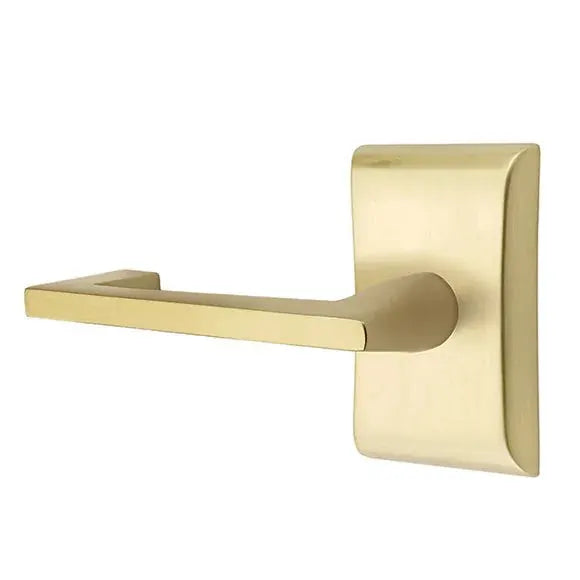 Emtek Argos Door Lever with Neos Rose by Emtek