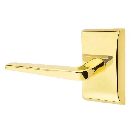 Emtek Athena Door Lever with Neos Rose by Emtek