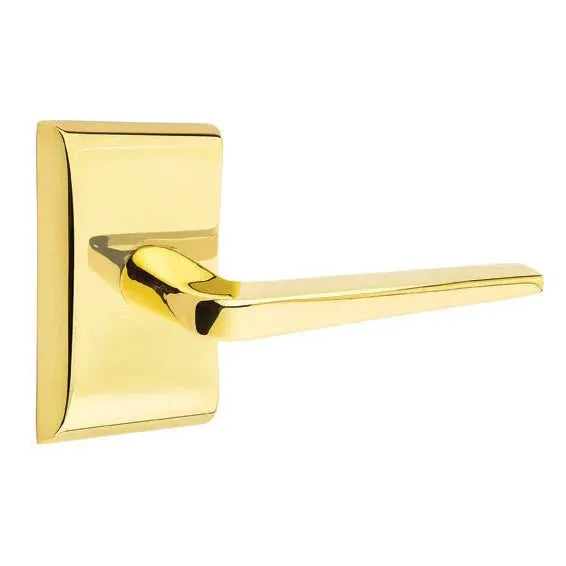 Emtek Athena Door Lever with Neos Rose by Emtek
