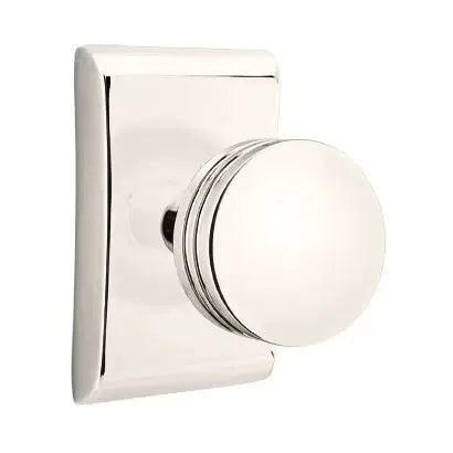 Emtek Bern Door Knob and Neos Rose by Emtek