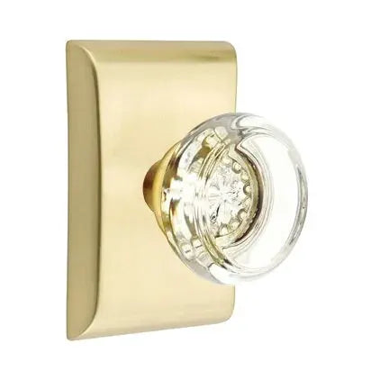 Emtek Georgetown Door Knob with Neos Rose by Emtek