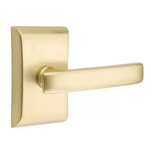 Emtek Geneva Door Lever with Neos Rose by Emtek