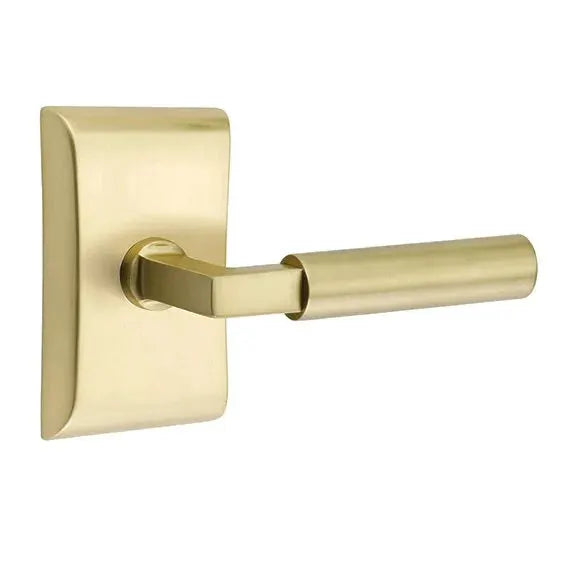 Emtek Hercules Door Lever with Neos Rose by Emtek