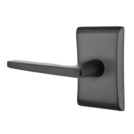 Emtek Hermes Door Lever with Neos Rose by Emtek