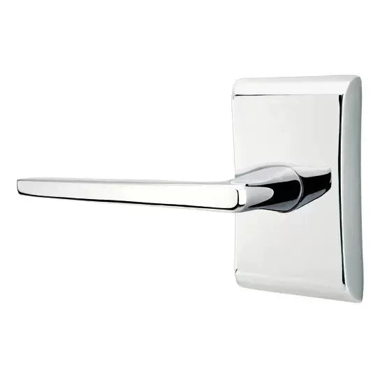 Emtek Hermes Door Lever with Neos Rose by Emtek