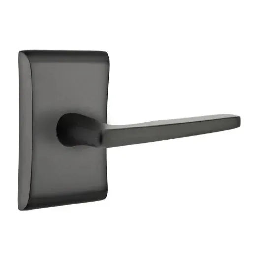 Emtek Hermes Door Lever with Neos Rose by Emtek
