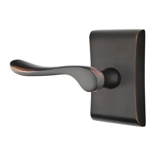 Emtek Luzern Door Lever with Neos Rose by Emtek