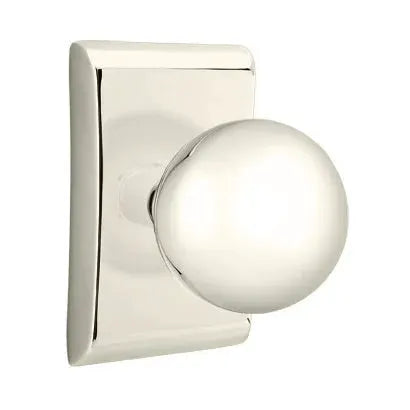 Emtek Orb Door Knob with Neos Rose by Emtek