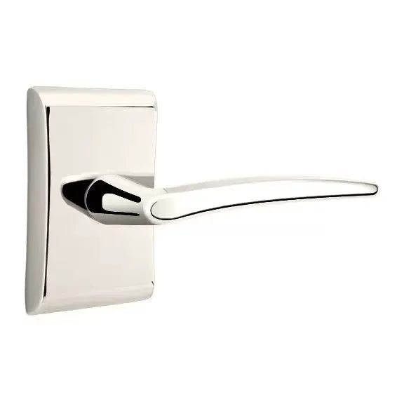 Emtek Poseidon Door Lever with Neos Rose by Emtek