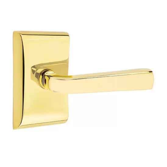 Emtek Sion Door Lever with Neos Rose by Emtek