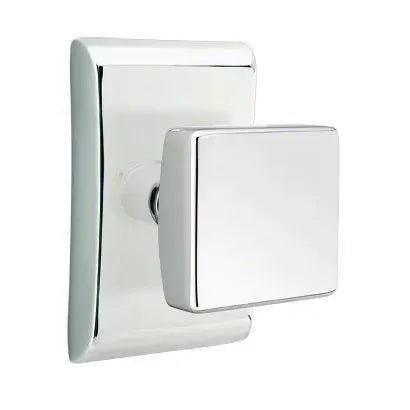 Emtek Square Door Knob and Neos Rose by Emtek