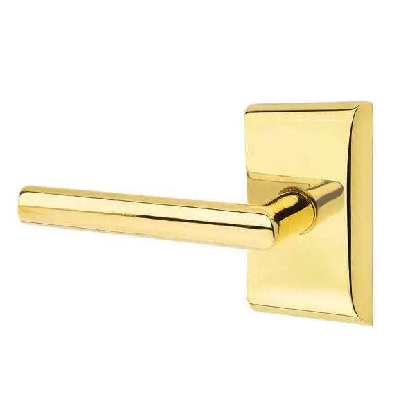 Emtek Stuttgart Door Lever with Neos Rose by Emtek