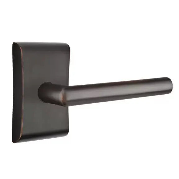 Emtek Stuttgart Door Lever with Neos Rose by Emtek