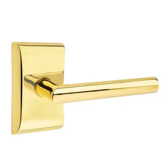 Emtek Stuttgart Door Lever with Neos Rose by Emtek