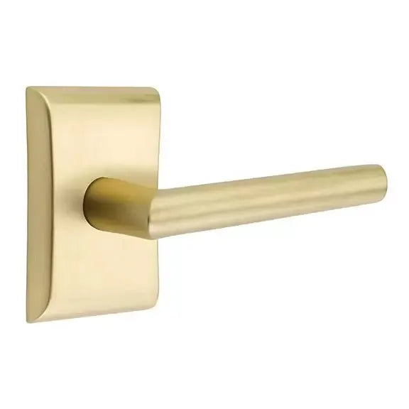 Emtek Stuttgart Door Lever with Neos Rose by Emtek