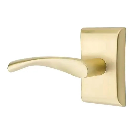 Emtek Triton Door Lever with Neos Rose by Emtek