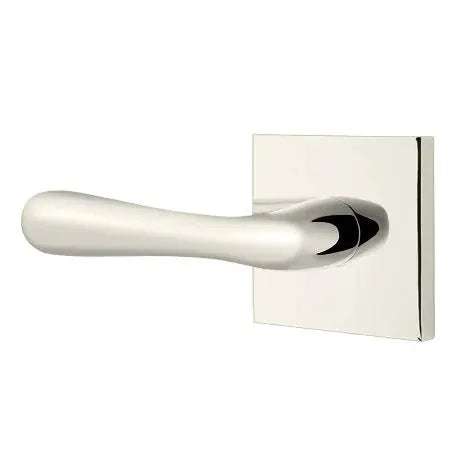 Emtek Basel Door Lever with Square Rose by Emtek