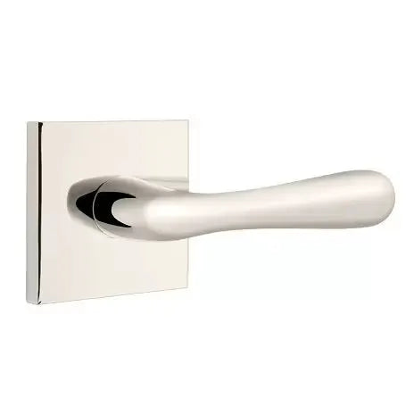 Emtek Basel Door Lever with Square Rose by Emtek