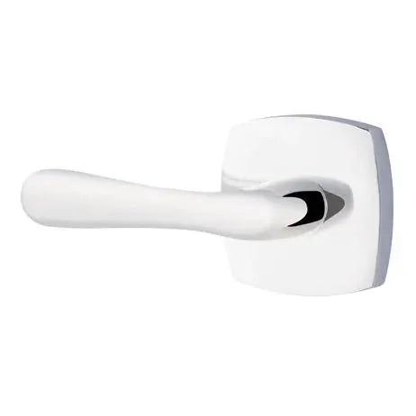 polished chrome door lever