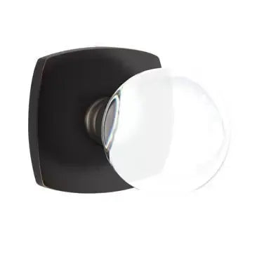 Emtek Bristol Glass Knob with Urban Modern Rose by Emtek