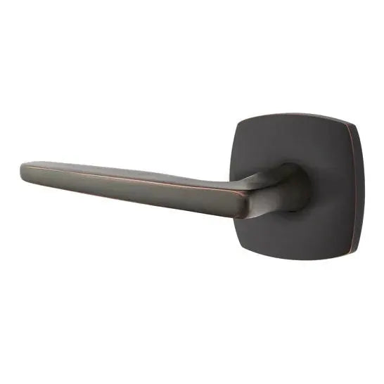 Emtek Hermes Lever with Urban Modern Rose by Emtek