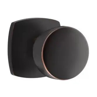 Emtek Laurent Round Knob with Urban Modern Rose by Emtek