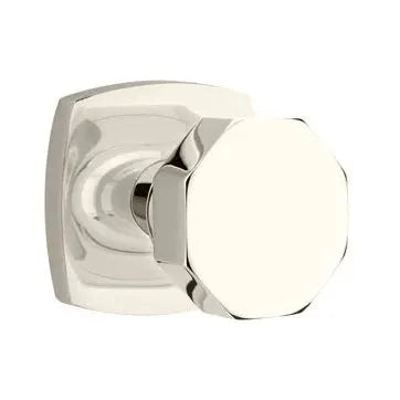Emtek Octagon Knob with Urban Modern Rose by Emtek