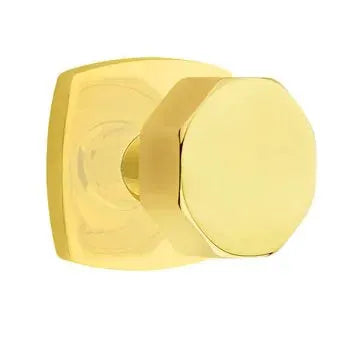 Emtek Octagon Knob with Urban Modern Rose by Emtek