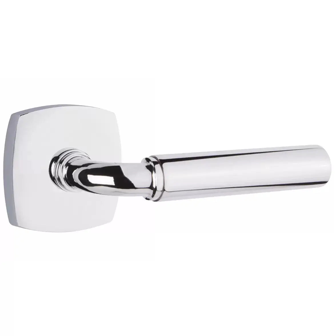 polished chrome lever
