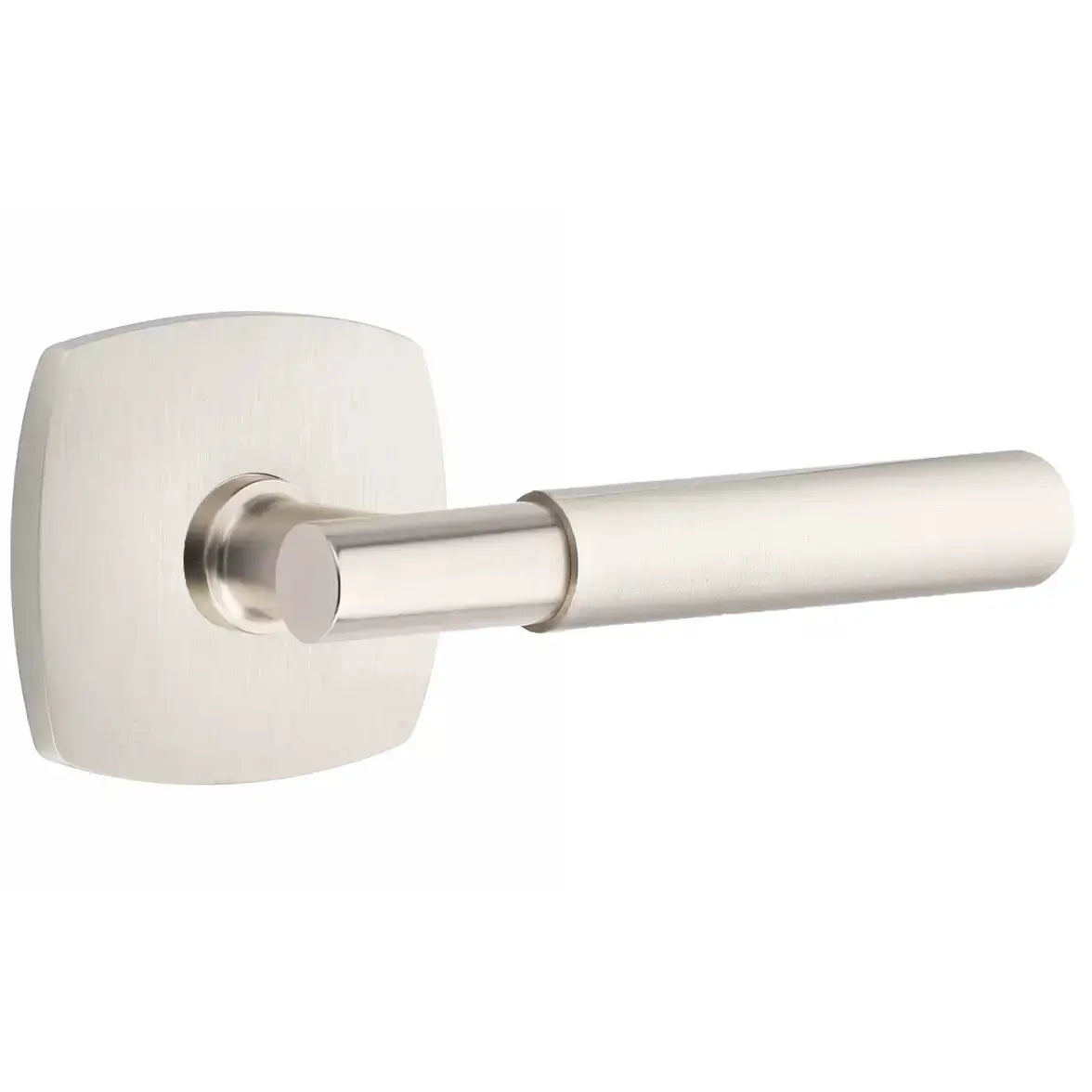 Emtek Smooth Lever with T-Bar Stem and Urban Modern Rose by Emtek