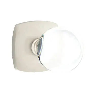 Emtek Bristol Glass Knob with Urban Modern Rose by Emtek