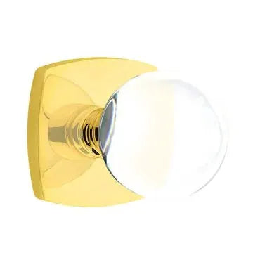 Emtek Bristol Glass Knob with Urban Modern Rose by Emtek