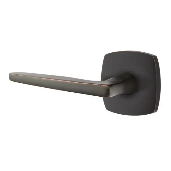 Emtek Hermes Lever with Urban Modern Rose by Emtek