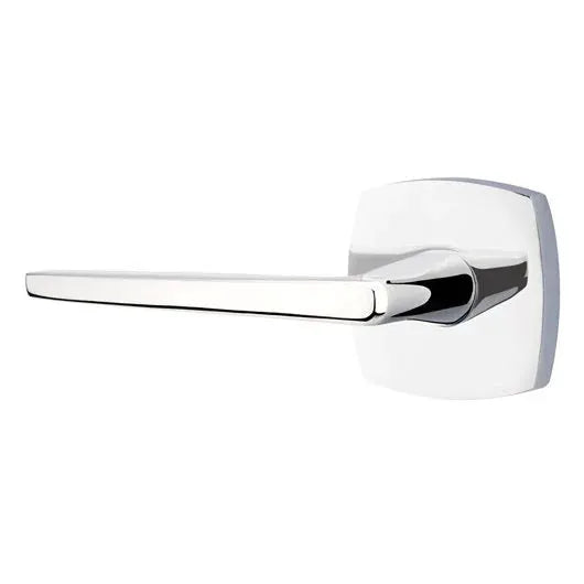 Emtek Hermes Lever with Urban Modern Rose by Emtek
