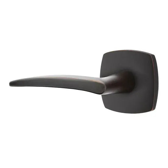 Emtek Poseidon Lever with Urban Modern Rose by Emtek