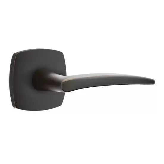 Emtek Poseidon Lever with Urban Modern Rose by Emtek