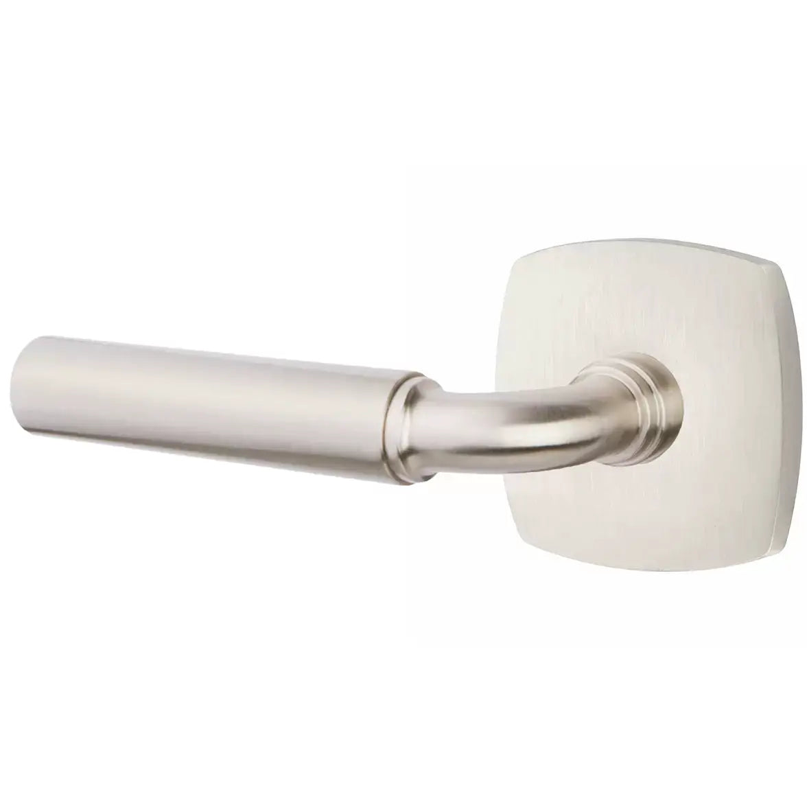 Emtek Smooth Lever with R-Bar Stem and Urban Modern Rose by Emtek