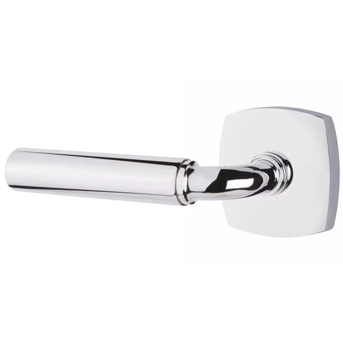 Emtek Smooth Lever with R-Bar Stem and Urban Modern Rose by Emtek