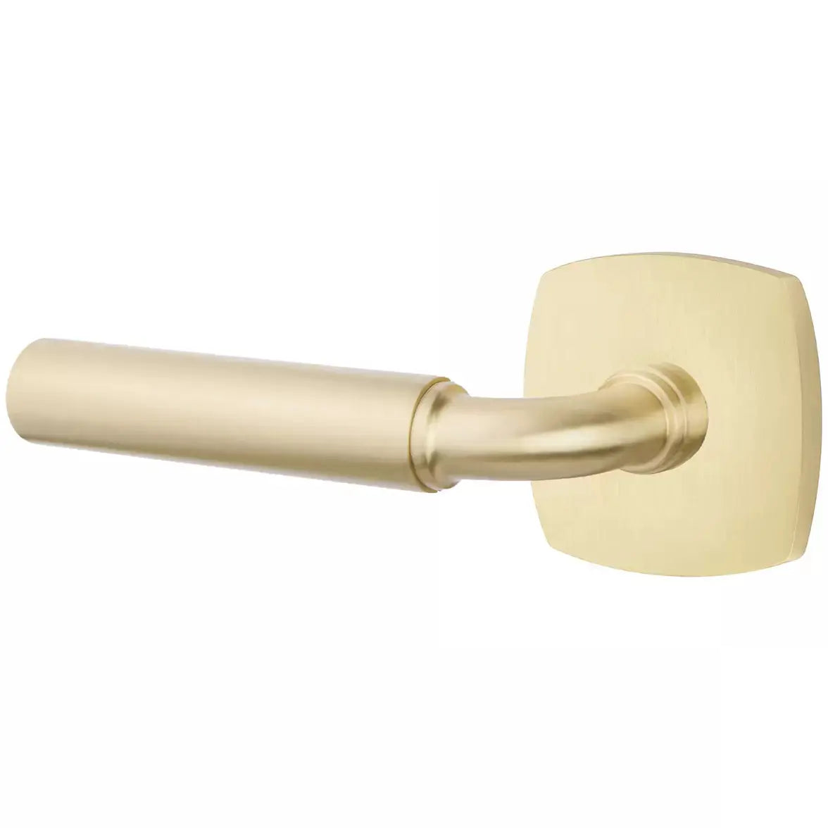 Emtek Smooth Lever with R-Bar Stem and Urban Modern Rose by Emtek