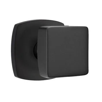 Emtek Square Knob with Urban Modern Rose by Emtek